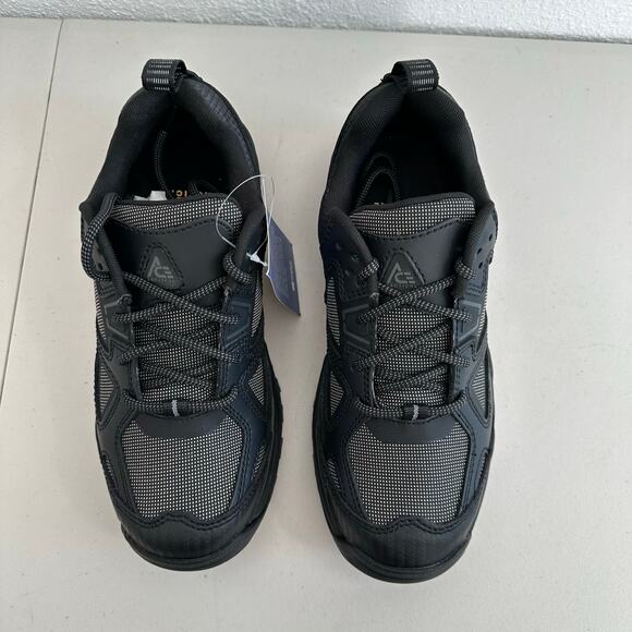 Ace Work Boots Defender Low Women 8.5 Black Soft Toe Water Slip Resistant 64024 - Picture 4 of 10
